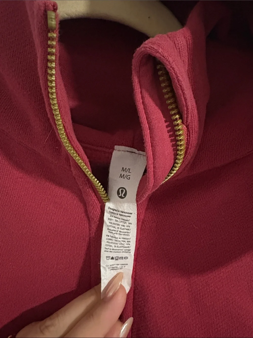 Lululemon Scuba Half-Zip Sweatshirt with Front Pocket and Hood